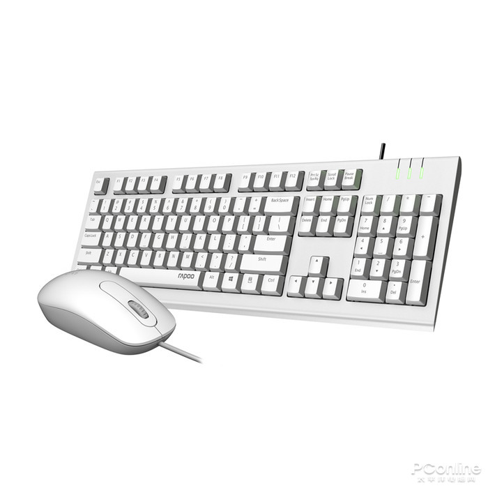 轻松办公 雷柏X120Pro有线光学键鼠套装上市