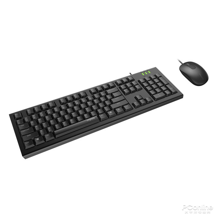 轻松办公 雷柏X120Pro有线光学键鼠套装上市