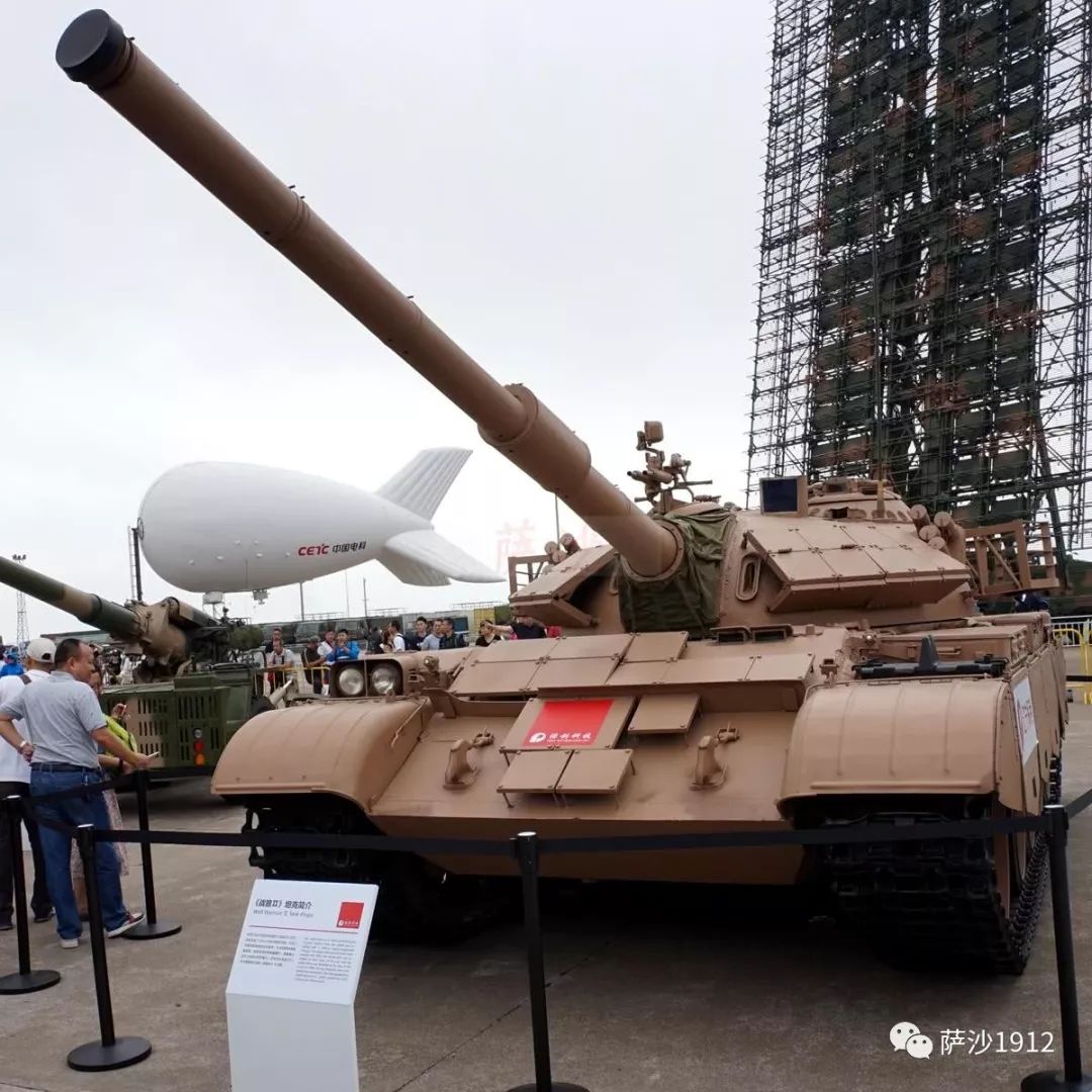 2018珠海航展竟有战狼2的经典武器：59式坦克改进型