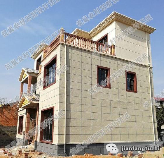 农村自建房怎能没有农具间烤火间?110平米三层别墅案例来告诉你