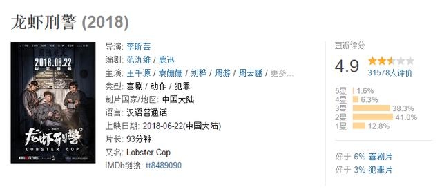 又抄袭？只是这回情况反转，韩未上映电影撞车内地《龙虾刑警》