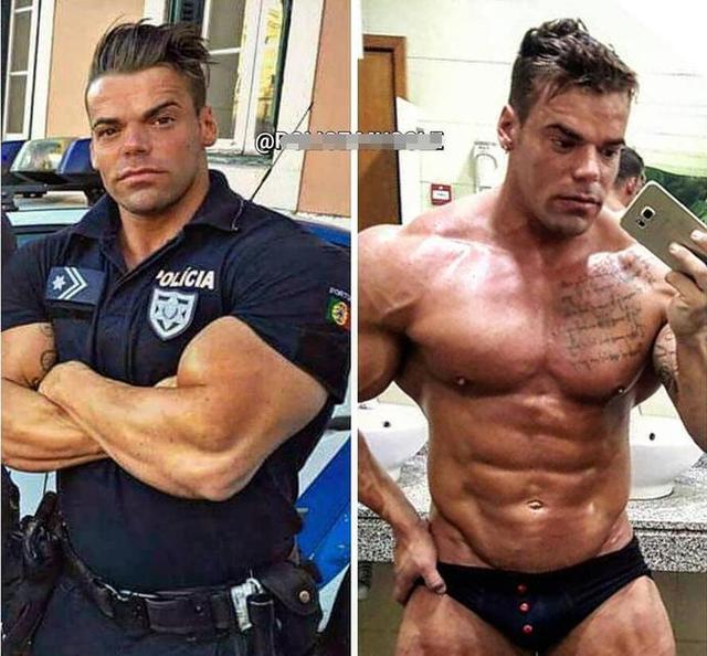 五大最健美肌肉男警察,中国山东小伙丝毫不逊色于欧美肌肉男!