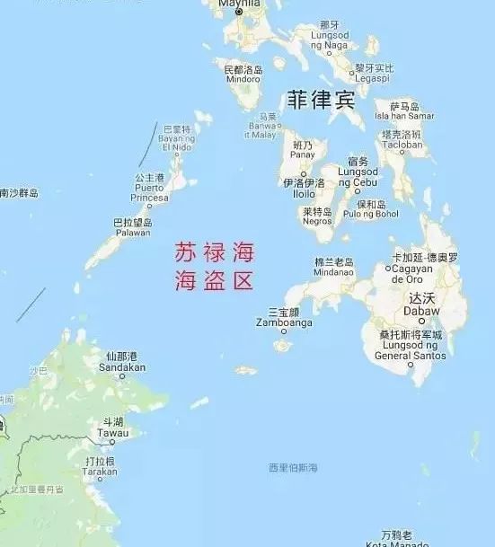 重要提醒:国际海事局决定将苏禄海部分区域调