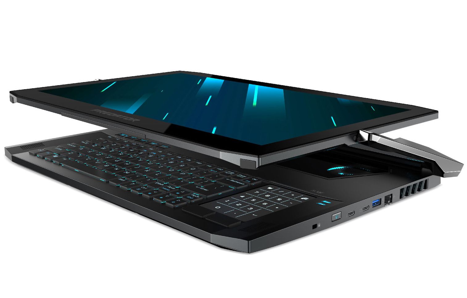 可翻转屏幕的17英寸2合1怪兽游戏笔电：宏碁Triton 900