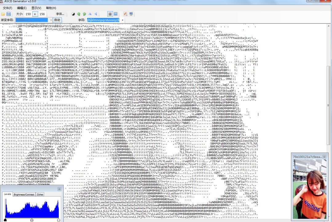 字符画软件下载 将图片变成字符生成的画