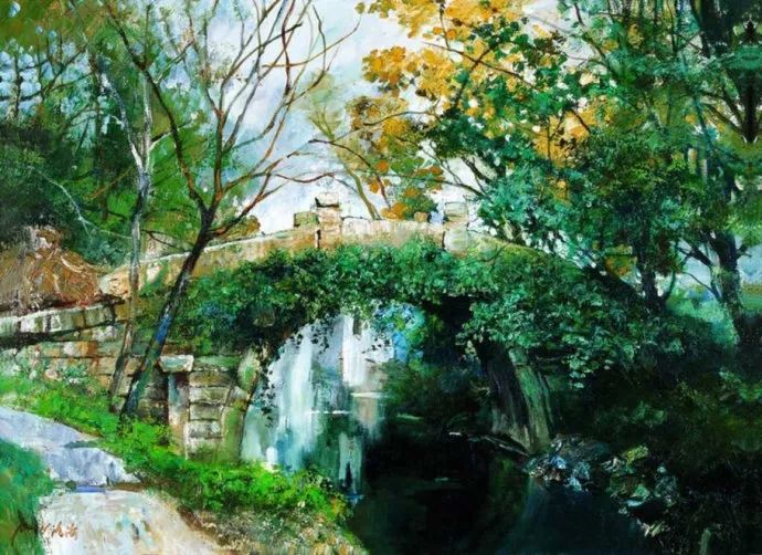 【油画】潘鸿海风景油画作品欣赏