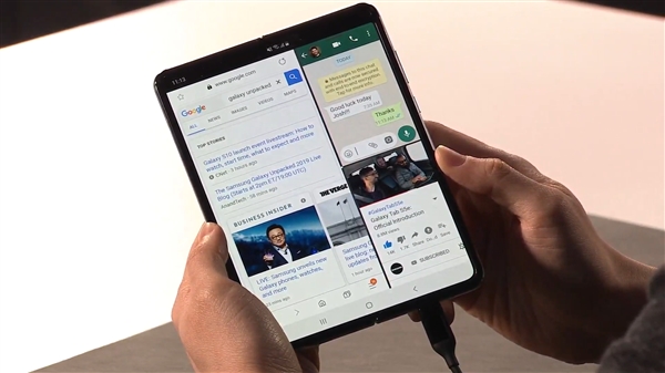 三星发布双屏可折叠手机Galaxy Fold：六摄像头、12GB内存
