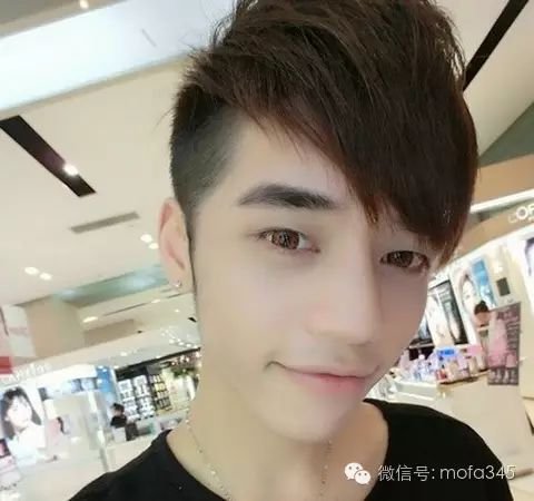 90后帅哥斜庞克铲青一边大全,短发帅气!发型长发编时尚儿童图片图片