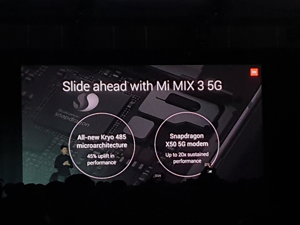 最大下载2Gbps！小米MIX3 5G版发布：骁龙855+3800mAh电池
