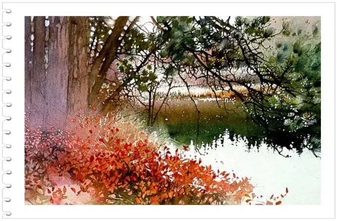 如梦如景--美国画家NitaEngle水彩画