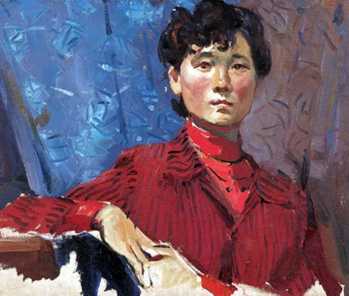 幽雅清丽--全山石人物肖像油画