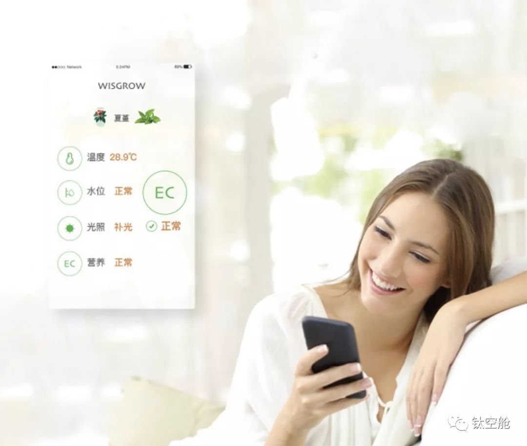 能当台灯，能养花，无土养殖智能养花机，开启养花新模式 | 钛空舱