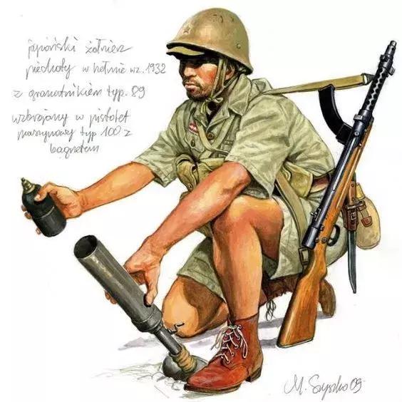 如何评价日本89式掷弹筒?在老兵手里简直就是步兵神器