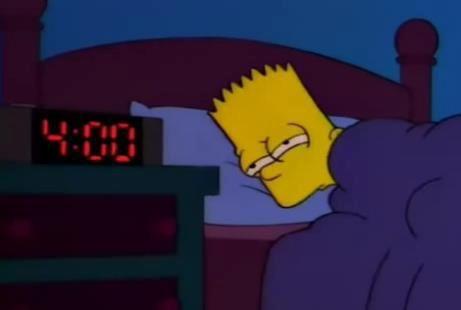 每当我说要早睡时:对不起,我尽力了!