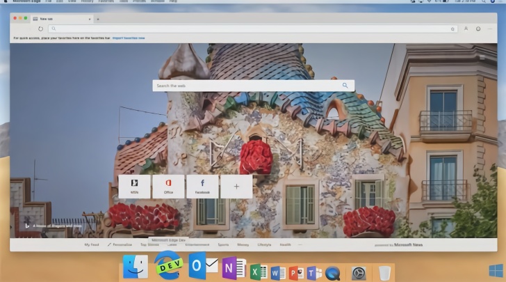 微软展示全新 Mac 版 Edge 浏览器