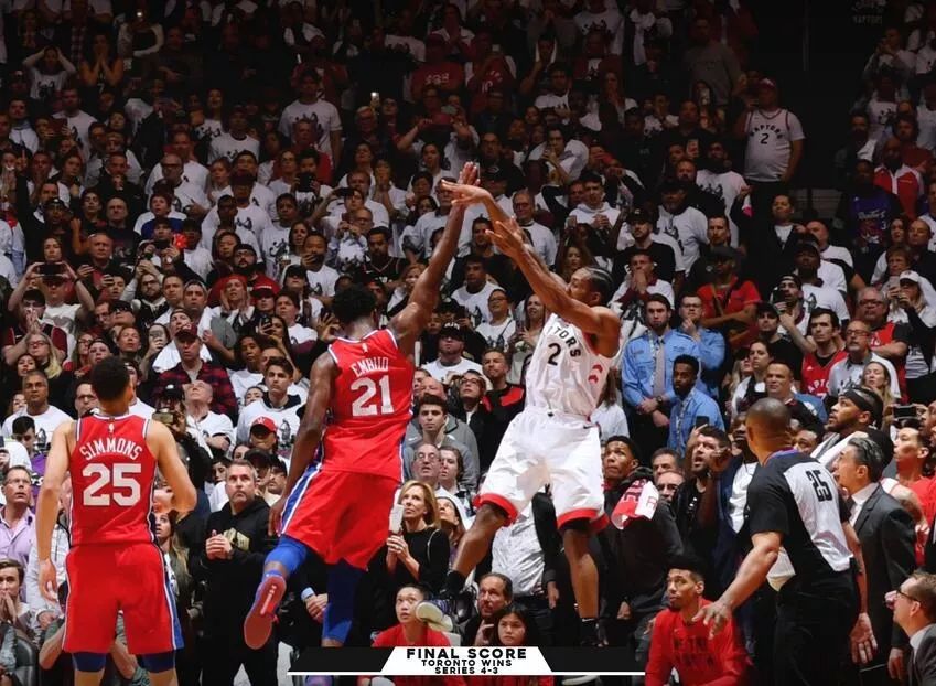 到这里,今年的nba总冠军,只会在下面这四支球队中产生了 莱昂纳德