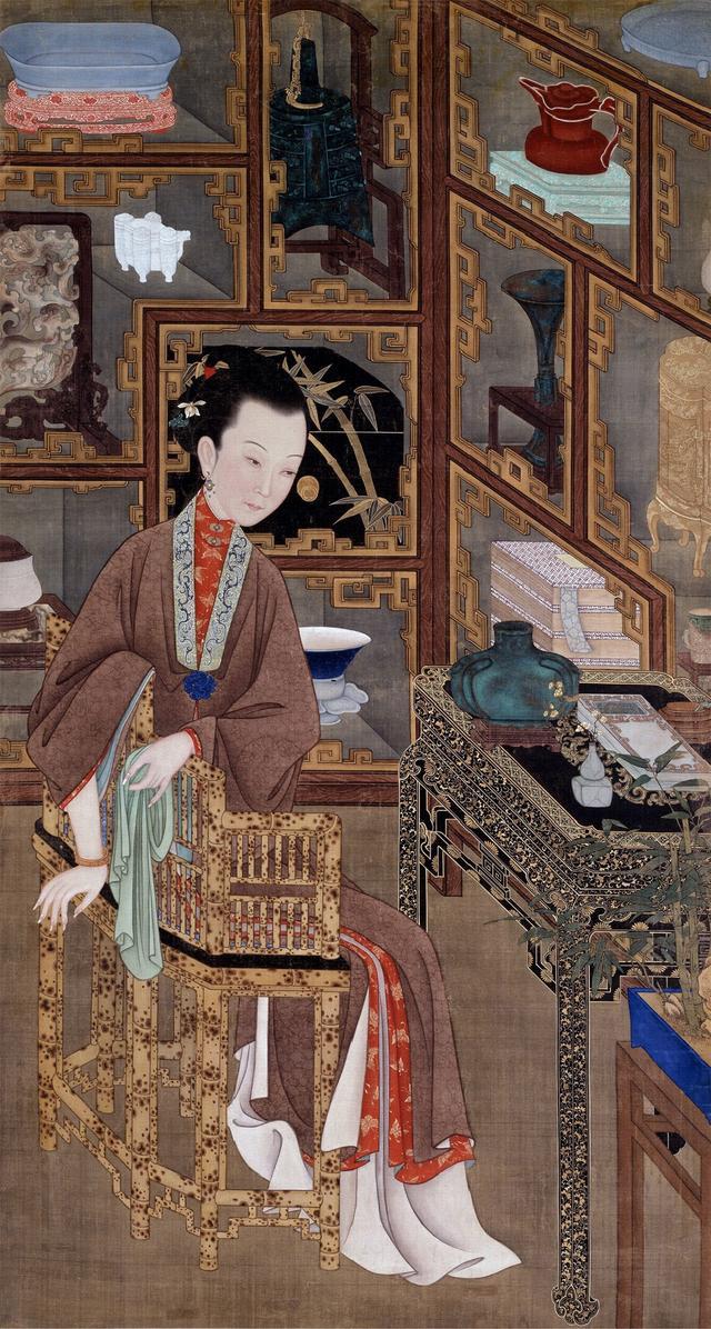 据说这些画中美人都是雍正皇帝的后妃