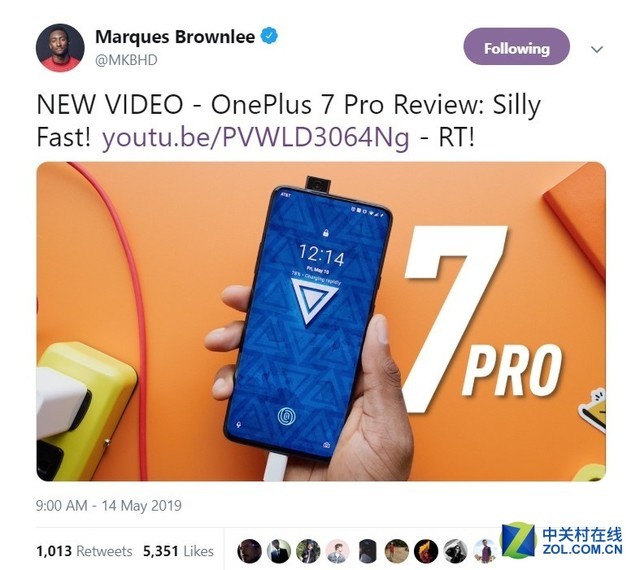 一加7Pro正式发布:看看外国媒体和网红的反应