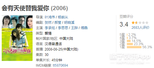 演天使，他的颜值太有说服力了