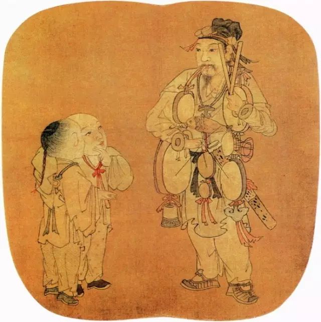 《杂技戏孩图》