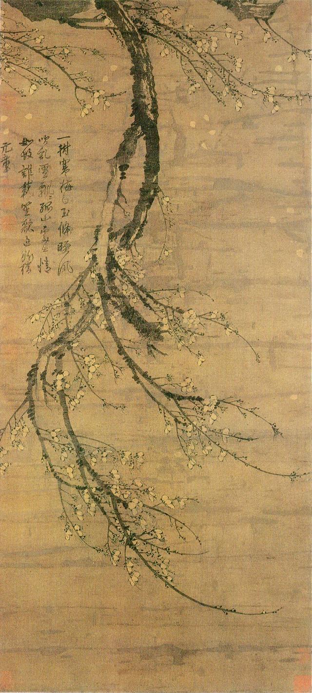 画梅一绝,清代小说家吴敬梓心中的完美人物-元代画家王冕