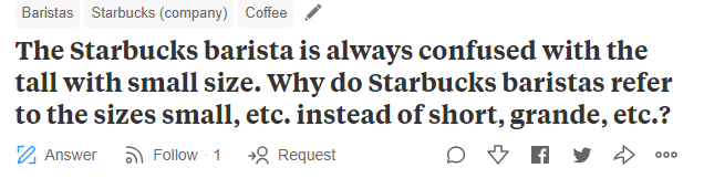 星巴克的小杯到底是个什么杯?