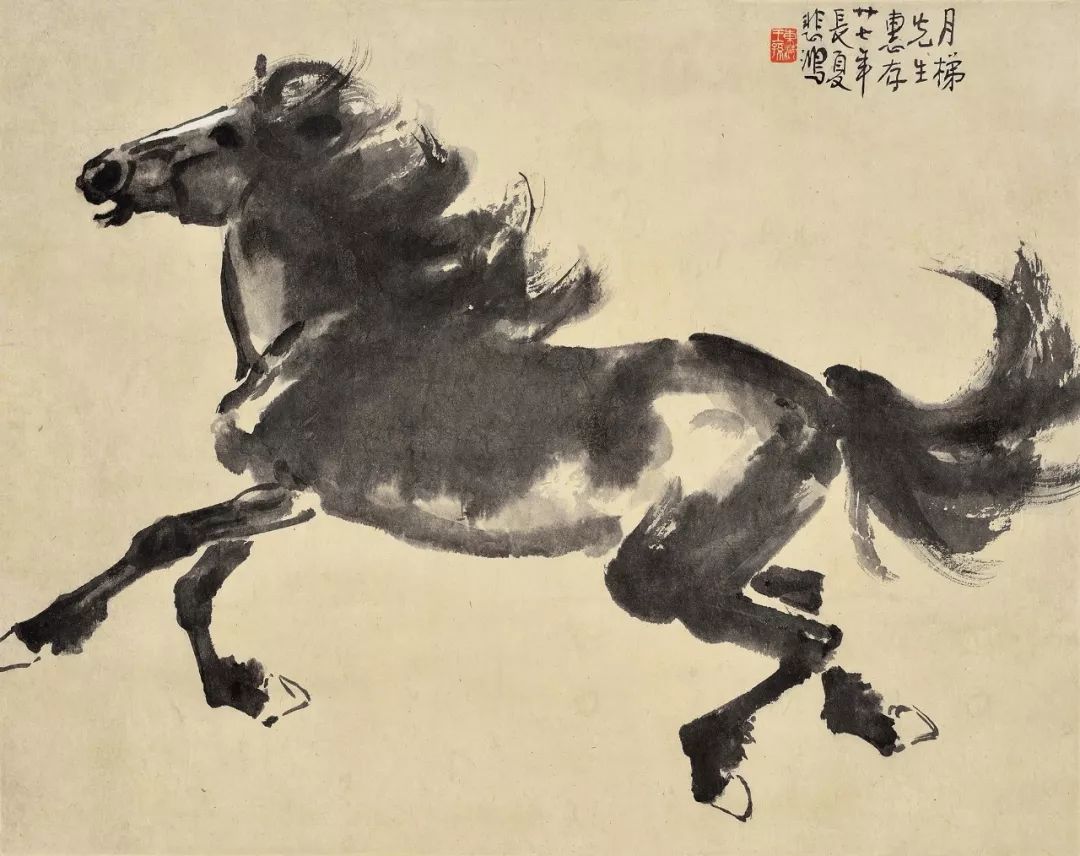 徐悲鸿 奔马