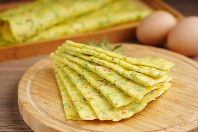 西葫芦早餐饼成品图