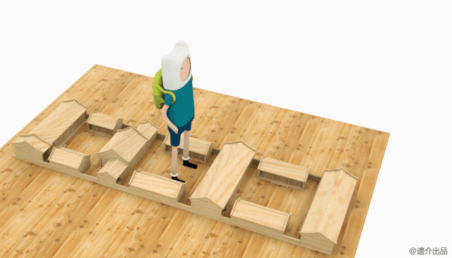 正院往东边跨一步