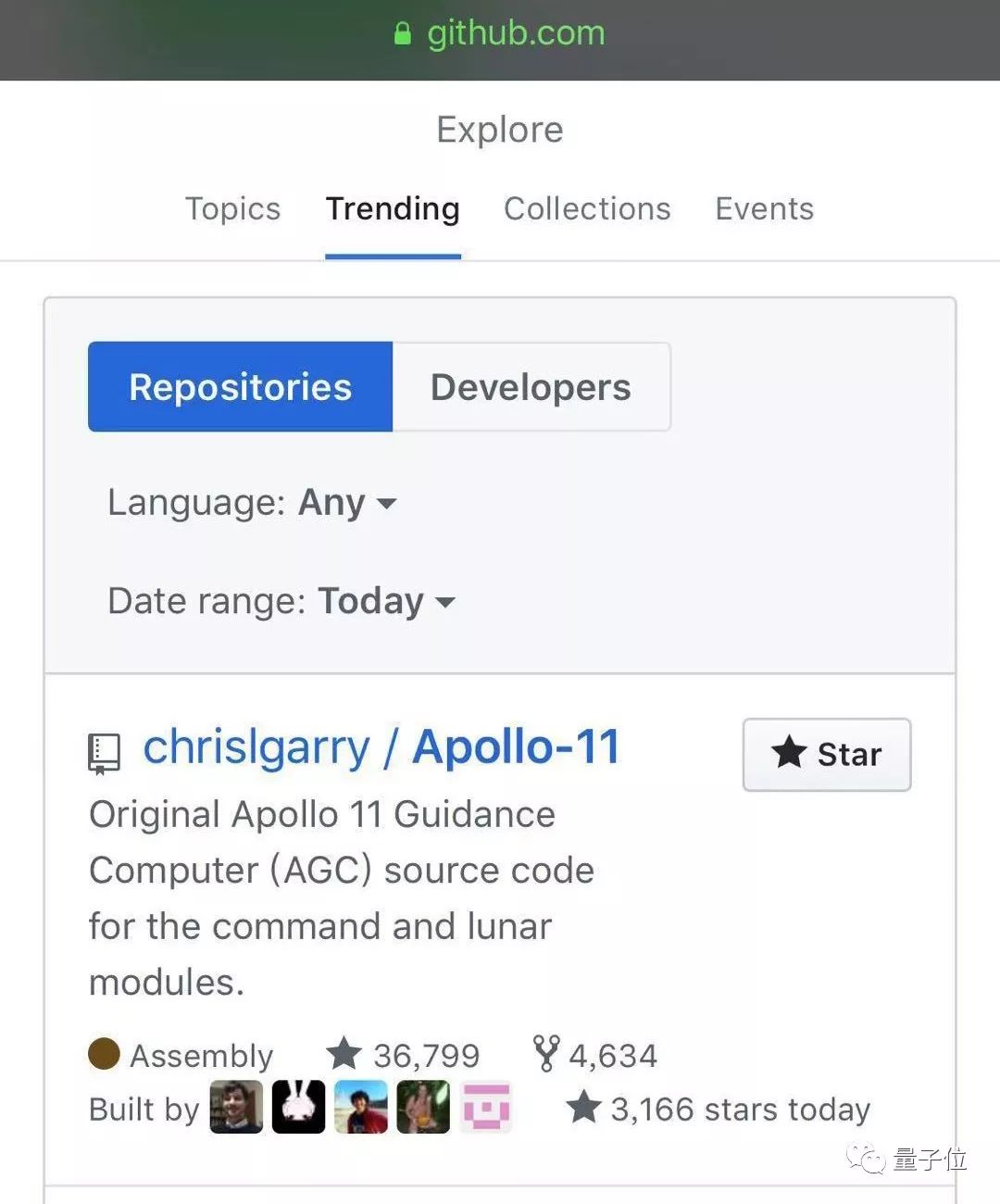 丢人现眼……GitHub阿波罗11号代码仓库惨遭中文灌水_凤凰网