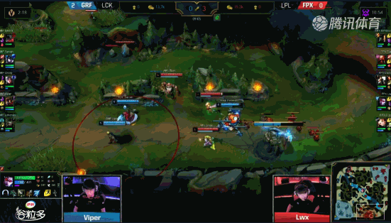 gif回顾洲际赛doinb潘森抓哭下路李哥妮蔻两度完美r