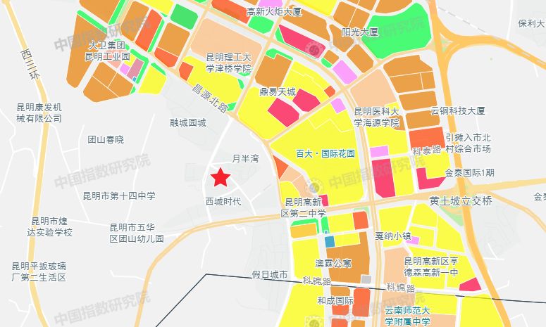 地块周边规划图 来源中指地主