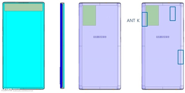 三星Galaxy Note 10+ 5G版通过FCC认证：示意图泄露