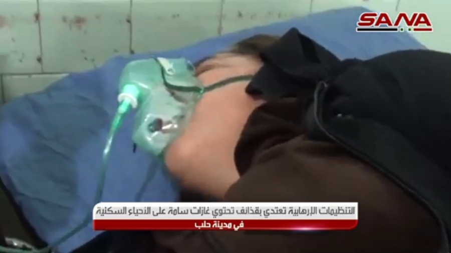 叙利亚一居民区遭化武袭击 73人被送医