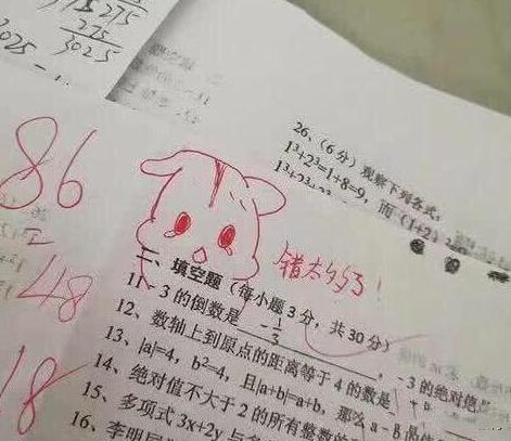 怎样激发孩子的学习兴趣?老师表情包批改作业走红