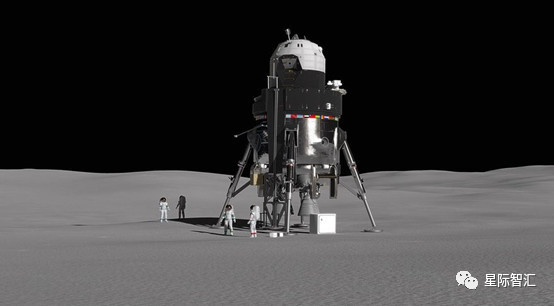 潮科技|NASA正在研究三级载人级月球着陆器概念