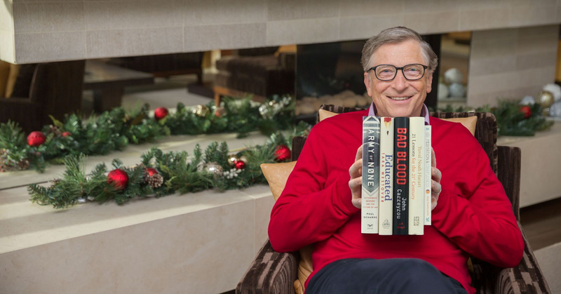 比尔·盖茨说，这些是他2018年最爱的五本书