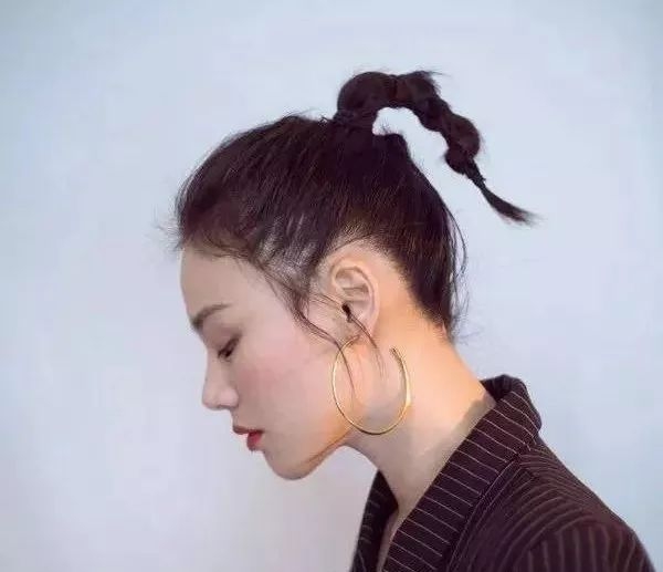 黑色拉直!儿童烫发!选对不用不用头发也很发型汉服发型图片