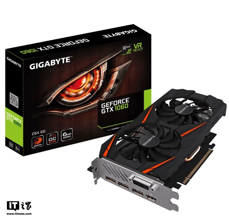 技嘉发布一口气发布三款GTX 1060 GDDR5X版