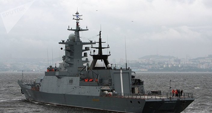 俄罗斯太平洋舰队12月25日接装“响亮”号20380型护卫舰