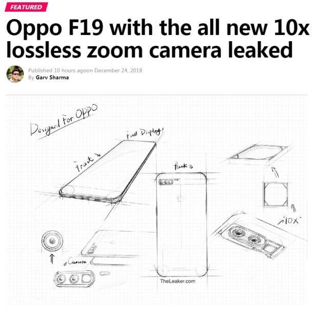 OPPO R19曝料：弹出式自拍镜头+全新智能助理加持？