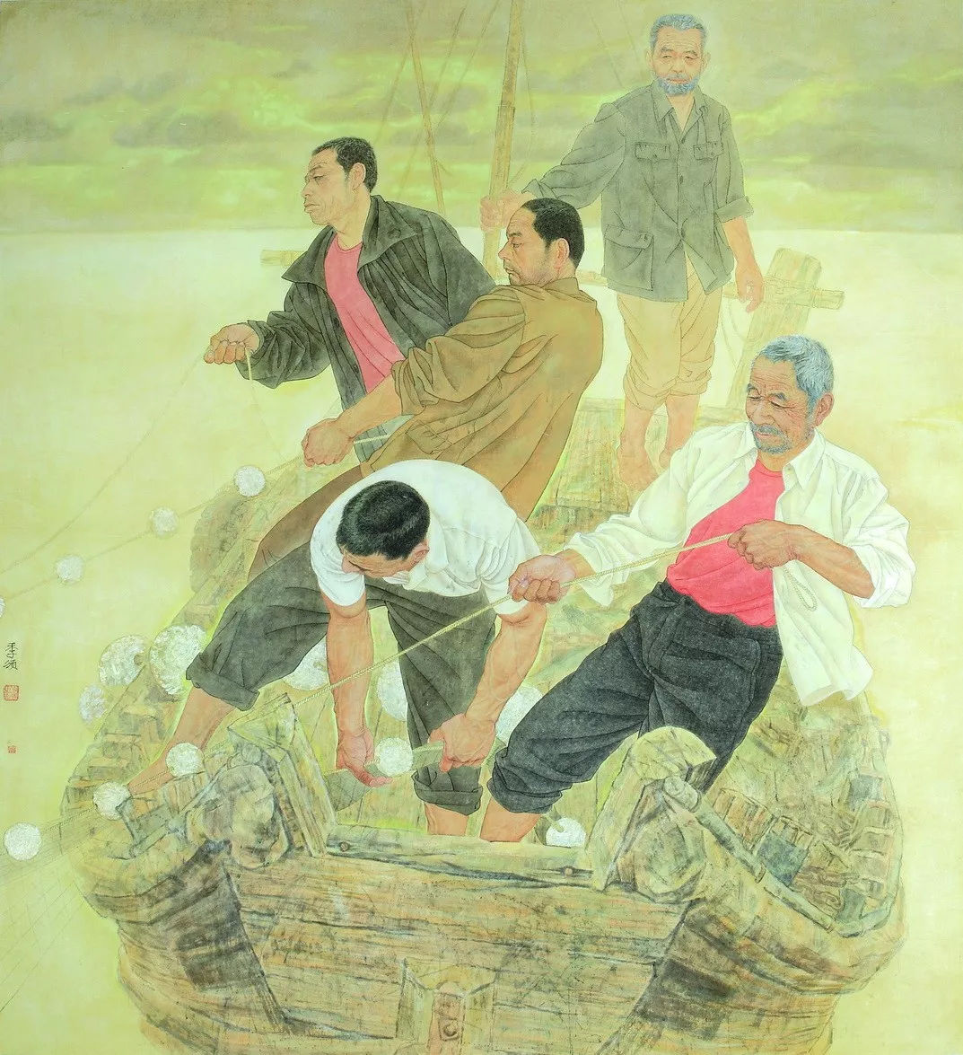 青岛画院61纪念改革开放40周年美术作品全国巡展深圳
