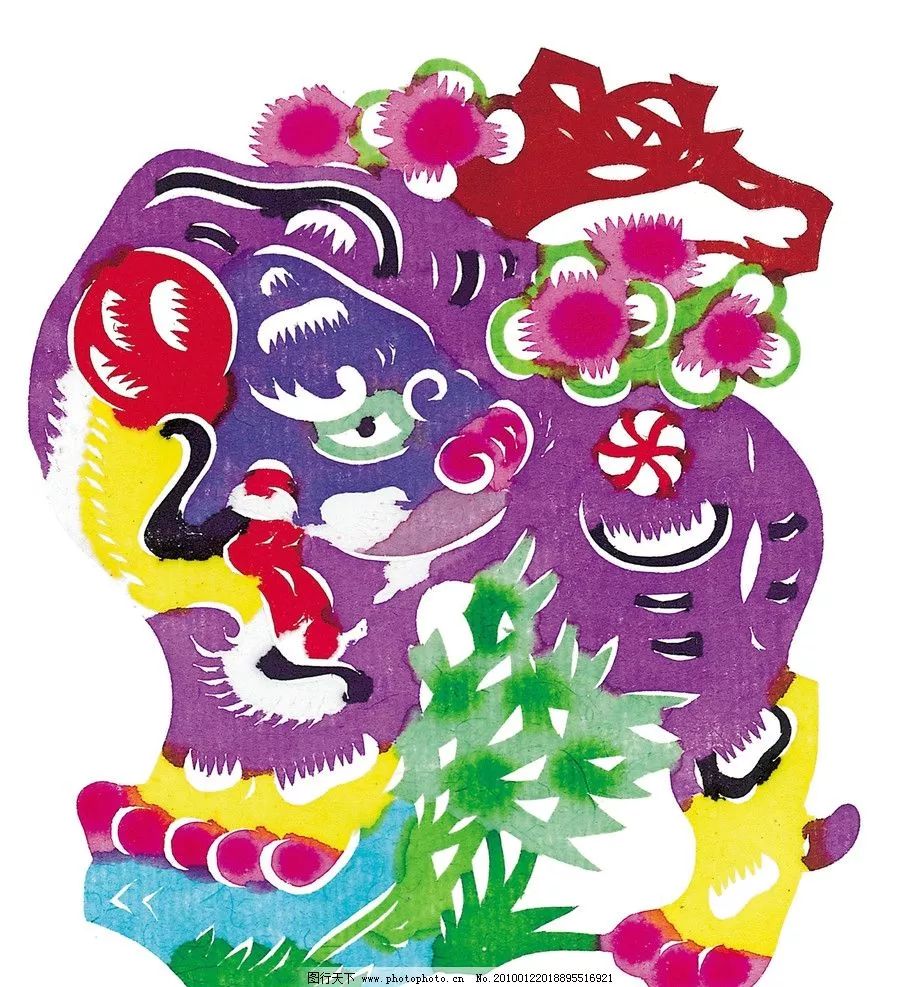 剪纸艺术的情趣魅力--男人体现服装的穿所在衣图片