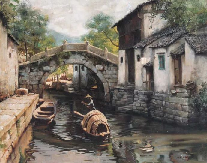 【油画】潘鸿海风景油画作品欣赏