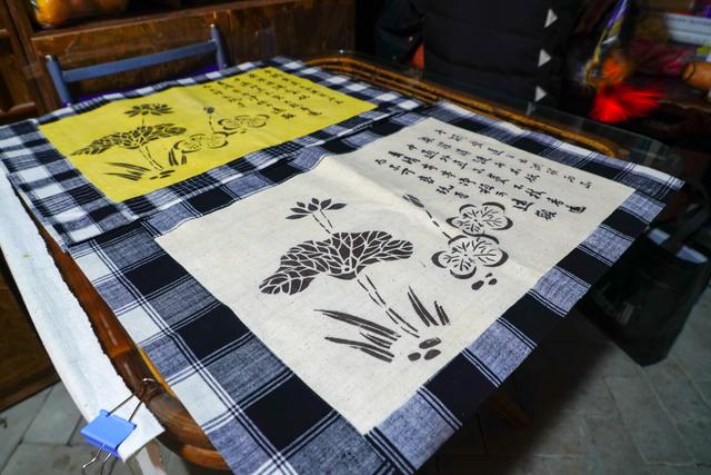 捶草印花、黑色剪纸、非遗陕州惊艳了女儿的寒假