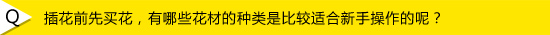 花艺师答疑