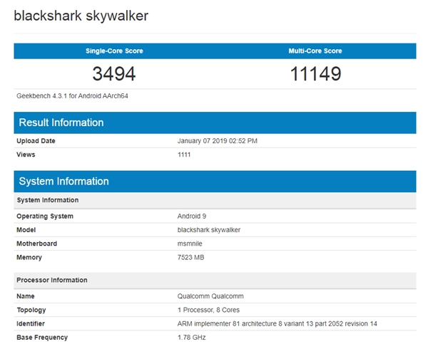 骁龙855旗舰要来 黑鲨CEO暗示新机即将登场