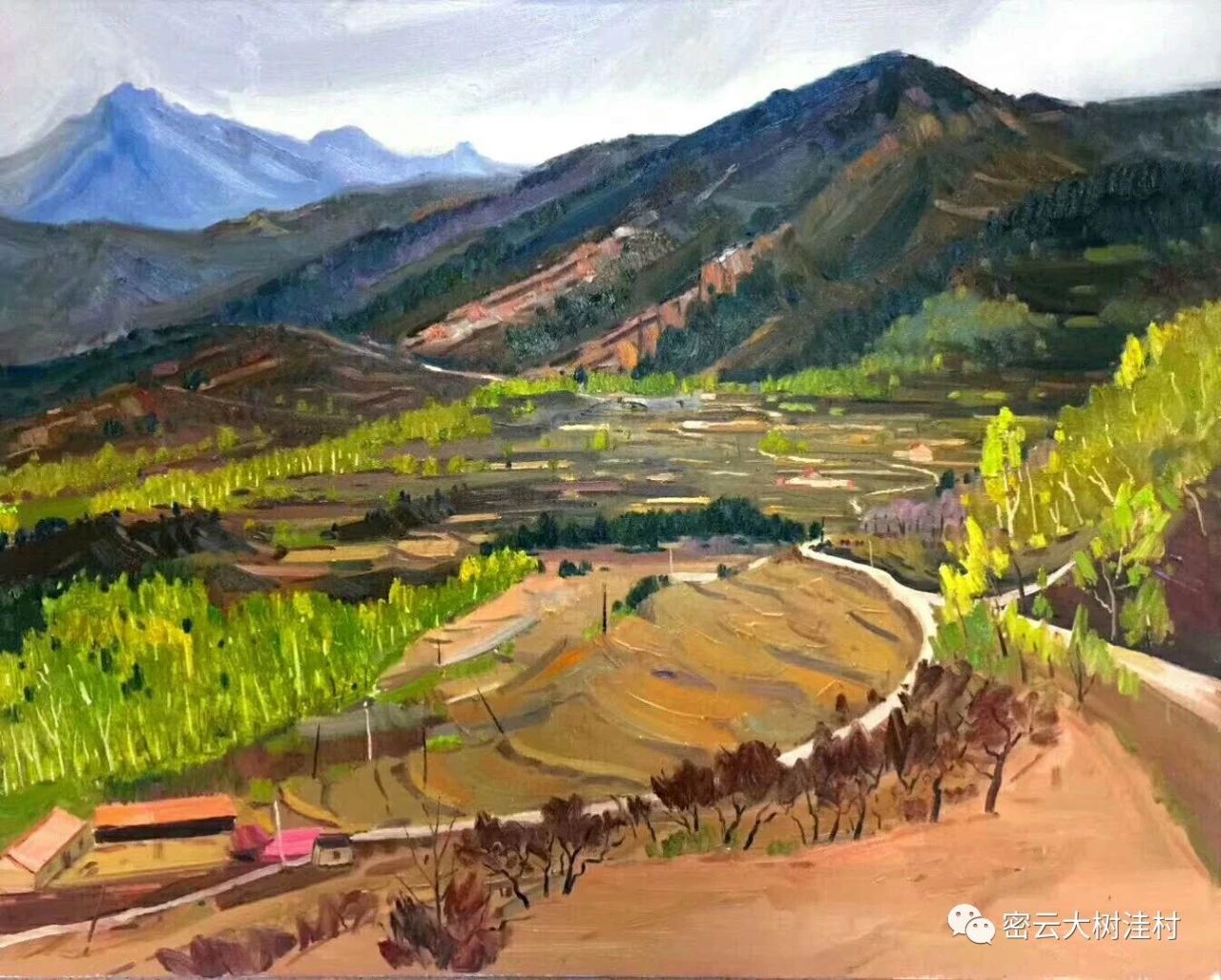 阳光使者 | 绿树村边合,青山郭外斜的小山村