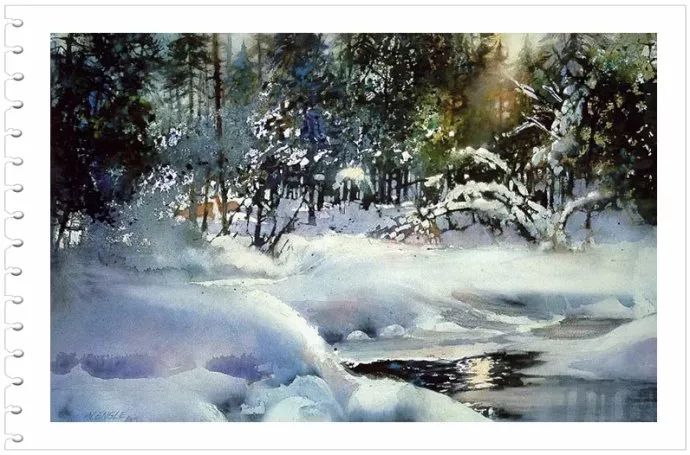 如梦如景--美国画家NitaEngle水彩画