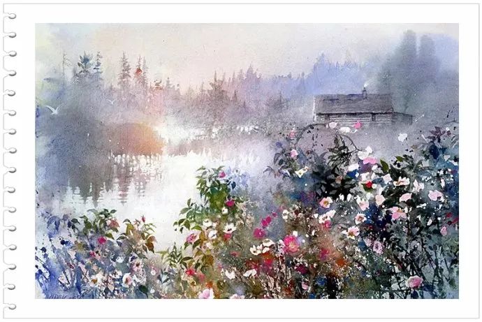 如梦如景--美国画家NitaEngle水彩画